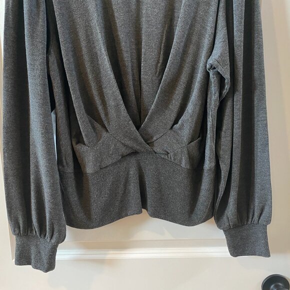 Express Dark Gray Sweatshirt Size Medium - Picture 4 of 6